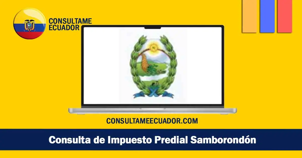 Consulta de Impuesto Predial Samborondón 2024.