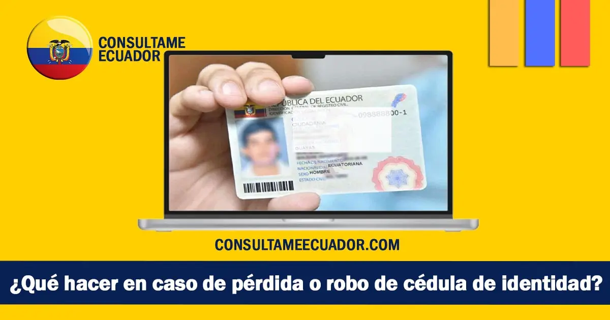 ¿Qué hacer en caso de pérdida o robo de la cédula de identidad?